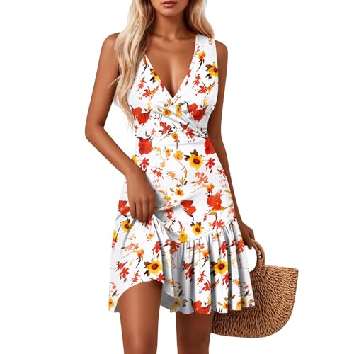Sommerkleid Damen Leicht Sommerkleider Abendkleid Hochzeitskleid Sommer Outfits Maid Dress Mittelalter Kleid Polokleid Damen Bodycon Kleid Blaues Mit...