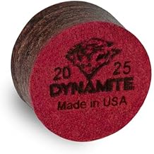 TigerProducts Tiger Dynamite Laminated Billiard Pool CUE TIP 1 pc - Hard - 13 or 14 mm
