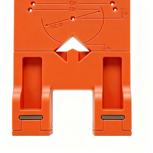 Gabarit de charnières avec fixation magnétique pour pose précise de porte d'armoire - 8