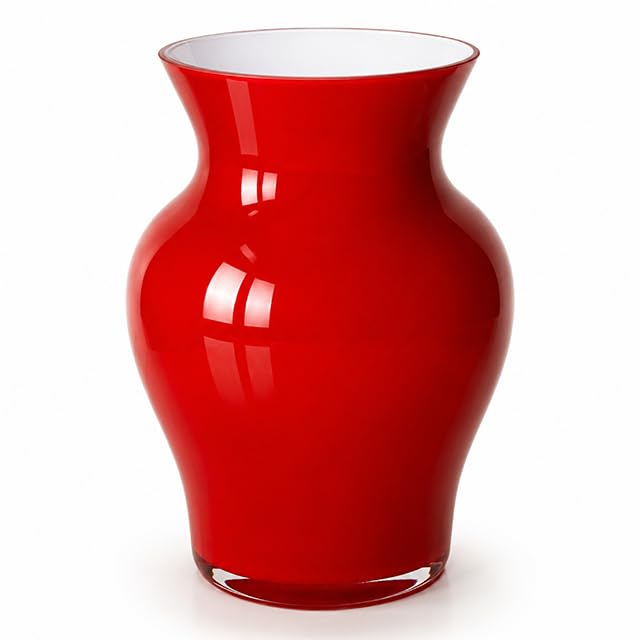 Paul Nagel Vaso Viola grande decorativo interno, rosso