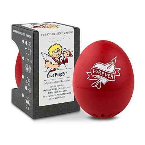 Love BeepEgg – Egg Timer for Boiling Eggs – Musical Egg Cooker for Soft, Medium, Hard Boiled Eggs – Food Safe – Singing Floating Egg Timer – Egg Cooker for 3 Levels of Doneness - Brainstream Cover