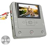 VHS to DVD Recorder, TV to USB Device/SD Card/HDD/VCR/Camcorder/VHS/DVD Recorder, Smart Phone WiFi to DVD/USB/SD/HDD Copy, WiFi APP VHS Recorder【Comes with 10 Free DVD-R】