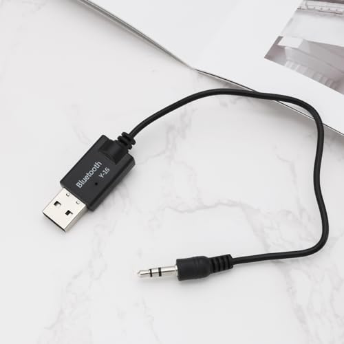 Cable adaptador USB Bluetooth a AUX 3.5mm 2PCS miniatura 5