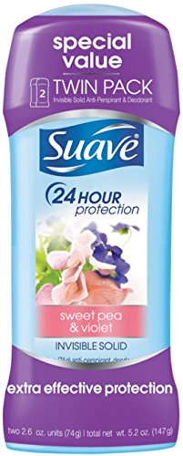 Desodorante Suave Naturals Invisible Solid Sweet Pea & Violet 4 un miniatura 1