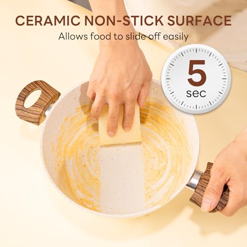 18% Off Sweetcrispy 17-Piece Nonstick Cookware Set - Image 6