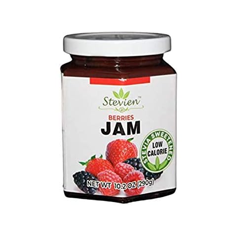 Stevien Sweet Mixed Berry Jam No Added Sugar - Keto and Diabetic Friendly, Vegan, Gluten Free, Made with Real Fruit - Sweetened with Organic Stevia Cover