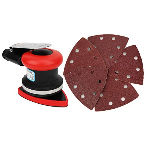 WJIN Hand-Elektrowerkzeug, Luft-Exzenterschleifer, dreieckig, Schleifpapier, Polieren, Schleifmaschine, Handwerkzeug