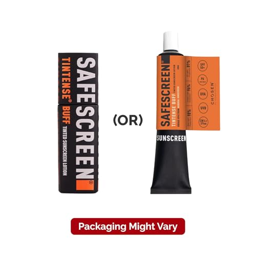 Image of CHOSEN TINTENSE Buff Shade Tinted Mineral Sunscreen SPF50+ PA++++ | Broad Spectrum, No White Cast, 40ML