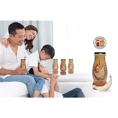 Golden Nest Premium Bird Nest Drink, Swallow Bird Nest 100% Natural - Made in USA,  12 bottles x 240 ml (8oz) (Longan)