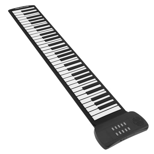 TOYANDONA 61 rouleau de piano Instrument de piano à 49 touches piano électronique portatif clavier usb piano portable piano à clavier en silicone instrument de musique Gel de silice Black - Les Beatles, Paul McCartney, John Lennon, RIngo Starr, George Harrison TOYANDONA 61 rouleau de piano Instrument de piano à 49 touches piano électronique portatif clavier usb piano portable piano à clavier en silicone instrument de musique Gel de silice Black