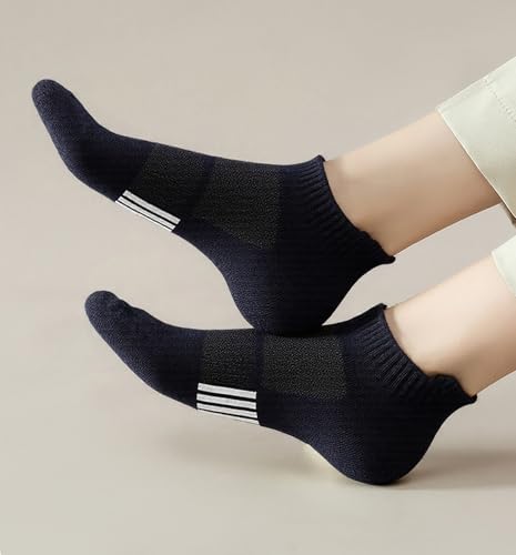Image of 12-20 Pairs Athletic Ankle Socks for Women Breathable Low Cut Running Cushioned Moisture Wicking for Sport Traveling