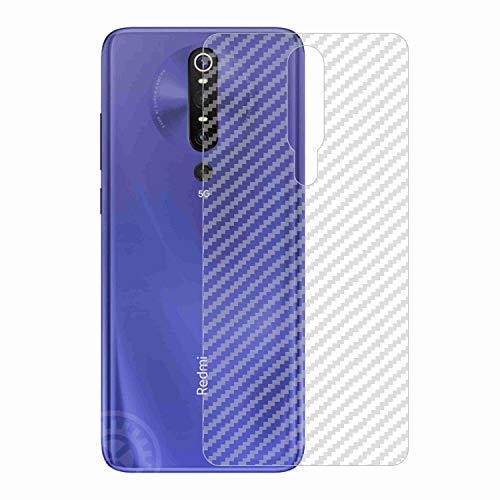 Image of Compatible with Redmi K30 Pro Back Screen Protective Film Carbon Fiber Skin Transparent Screen Guard Sticker