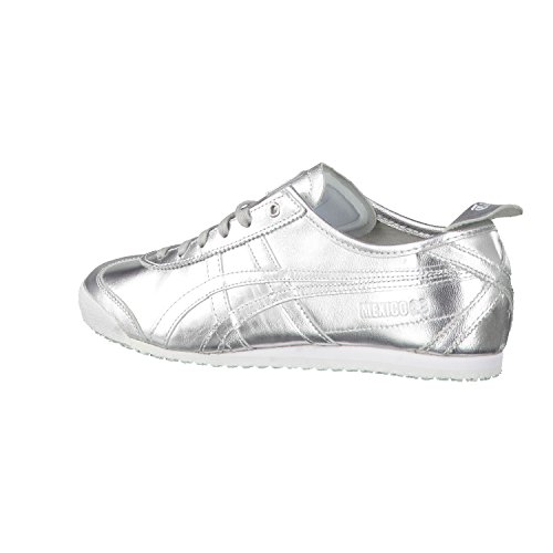 Image of Onitsuka Tiger Men's Mexico 66 Sneaker, Silver /Silver 9393, 8.5