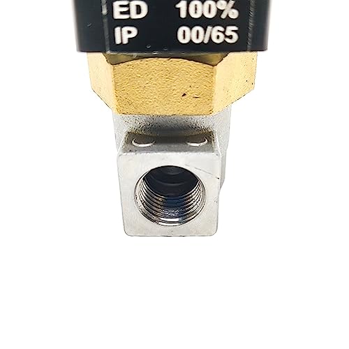 Électrovanne inox normalement ouverte 1/4 vanne solénoïde 24V DC basse pression - 5