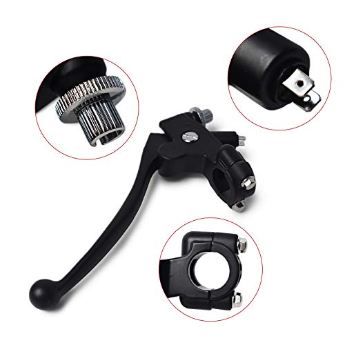 Dkmotork 0011 Universal 7/8" Motorcycle Levers Hydraulic Brake Master Cylinder Reservoir Clutch Lever Set For Cafe Racer Honda Kawasaki Suzuki Yamaha Dirt Bike #TOP2