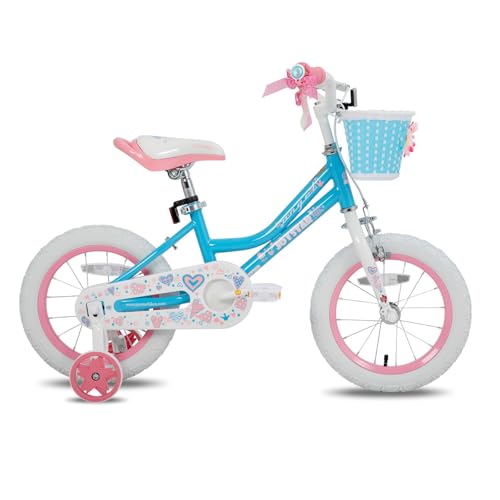 JOYSTAR 14 Zoll Kinderfahrrad für 3-5 Jahre alte Mädchen, 14 Zoll...