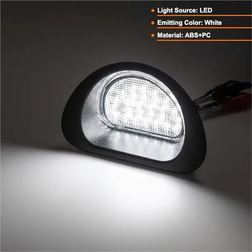 Luz matrícula LED blanca coche Peugeot 107 recambio plafón C1 2005-2014 6340E2 5