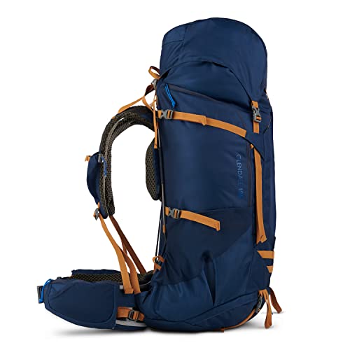 Image of Kelty Glendale 65L to 105L Internal Frame Backpack - Multi-day Backpacking Thru Hiking Pack, Adjustable Suspension, Customized Fit (Pageant Blue, 105L)