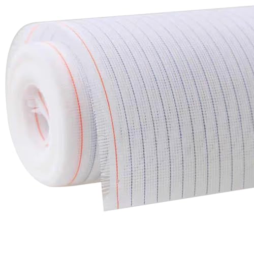 Jorzer Lona de desecho para Punto de Cruz, Tela de Punto de Cruz desechable de 14 Quilates, Lona de algodón de 13 x 10 Pulgadas para Bricolaje, Bordado Hecho a Mano, Tela de desecho.