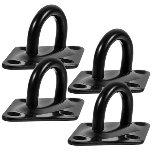 RUNROTOO 4 Ganchos de Pared y Techo Resistentes y Anti Óxido de Acero Inoxidable M6 Ideales para Diferentes Ocasiones y Uso en Paredes
