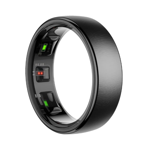vexl Ahalar Smart Ring Gen 4 (Black,7-17.9mm)