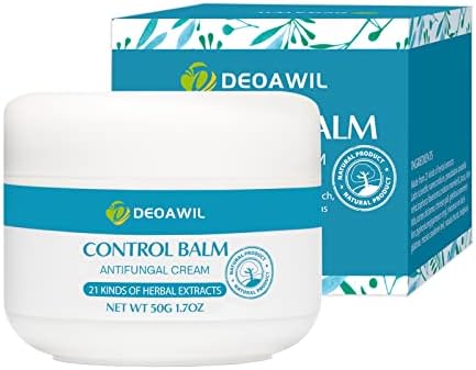 Antifungal Cream, Anti Fungal Skin Cream, Advanced Herbal Anti-Itch Balm for Eczema, Jock Itch, Ringworm, Athletes Foot, Dry Skin, and Nail Fungal Infections - 50g