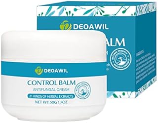 Antifungal Cream, Anti Fungal Skin Cream, Advanced Herbal Anti-Itch Balm for Eczema, Jock Itch, Ringworm, Athletes Foot, Dry Skin, and Nail Fungal Infections - 50g