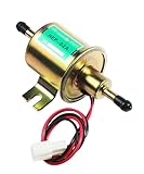 UBOG Fuel Pump,Electric Fuel Pump,Car Accessories Inline Fuel Pump,12V Universal Fuel Pump,Electric Fuel Pump for Carburetor,Suitable for Lawn Mower Carburetor Gas Diesel Engine 2.5-4psi Hep-02A