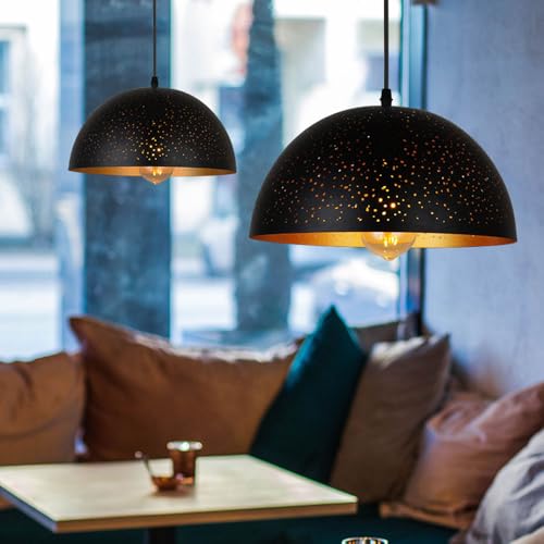 Lampe Suspendue Métal Solution Éclairage Design pour Plafond Bas