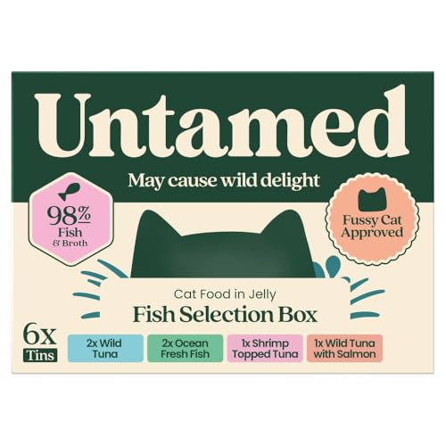 Untamed Fish Selection Box in Jelly Cat Food 6 x 75g