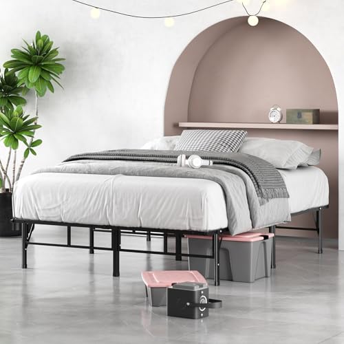 ZINUS Easy to Assemble �x�b�h�t���[�� �Z�~�_�u�� �u���b�N ���^�� ���̂� �É� �x�b�h�����[ �ϋv �ʋC�� �p�C�v�x�b�h ��� �X�`�[�� |�ȒP�g�� �H��t�� �W�k�X | ���{���K�i ASB