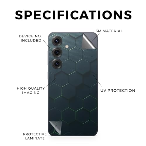 Phone Skin Compatible with Samsung Galaxy S25+ - Acid Hex - Premium 3M Vinyl Protective Wrap Decal Cover - Easy to Apply | Crafted in the USA by MightySkins by Vision Signs & Graphics - Used condition - Image 2