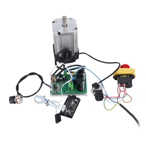 1000W Brushless DC Lathe Motor Kit MX210 WM210 220x750 220x600 8x16 with Stable Low Noise High Speed Torsion Suitable for Factories Workshops (US Plug 110V)