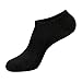 Hanes womens 6-pair Comfort Fit No Show fashion liner socks, Solid Black, 5 9 US