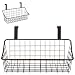 Spectrum Diversified Grid Storage Basket, Over the Cabinet Door, Small, Bronze