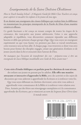 Comment Enseigner à LÉcole du Dimanche: Un Guide pour les Enseignants de la Classe Biblique: 4