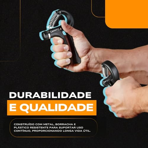 Hand Grip Ajustavel Profissional com Molas de Treino Antebraço e Fortalecedor de Punho