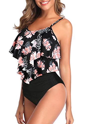Durio-Tankini-Set-Damen-Badeanzug-Push-Up-Bikini-Set-Sexy-Bademode-Zweiteilige-Hohe-Taille-Swimsuit