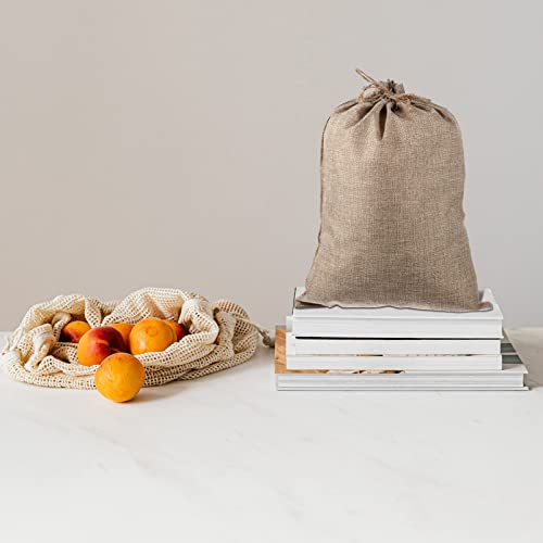 DOITOOL 6 pçs sacos cordão suprimentos cm presente para sacos de frutas doces artesanato vegetal mus