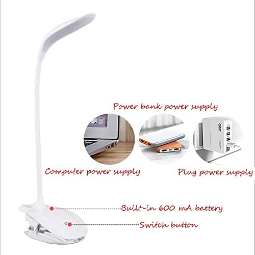 Lampe de bureau LED en silicone exquis tactile à 3 modes