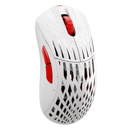 Image of PWNAGE Stormbreaker Carbon Fiber MAX CF Wireless Gaming Mouse 8kHz - 45grams Ultralight Esports Pro Gamer Flawless Professional PAW3950 Optical Sensor 36k DPI - 8000Hz - Large Ergo -Frost Fire