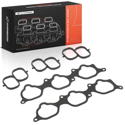 A-Premium Lower and Upper Engine Intake Manifold Gasket Set Compatible with Lexus, Toyota, Lotus Car - 05-20 - Camry, Highlander, RAV4, Sienna, Avalon, Venza, RX350, ES350, RX450h, Evora, DOHC V6 3.5L
