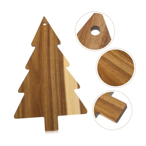 Planche à découper et servir en forme de sapin de Noël pour buffet festif - 4