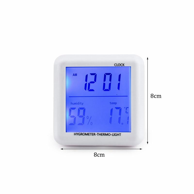 ABS Household Electronic Temperature Humidity Meter Digital Luminous Thermometer