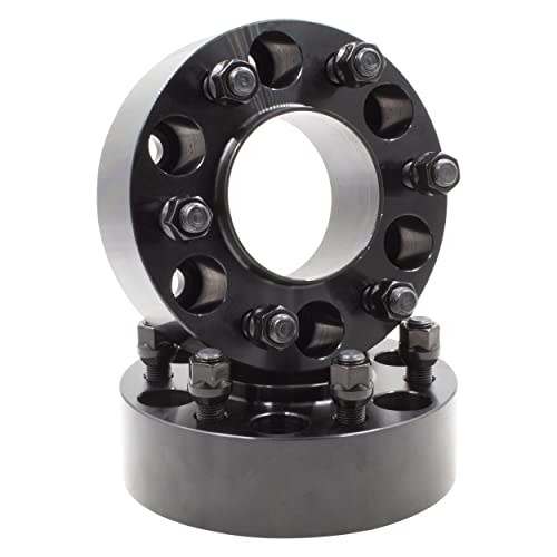 Wheel Accessories Parts 2 Pieces 2.00" Wheel Spacers Adapters 6 on 135mm 87.1mm Hub Centric 14mm 1.5 Lugs 6x135mm 87.1mm M14x1.5 Studs Fits 2022+ Ford Bronco Raptor 2015+ Expedition F150 Navigator