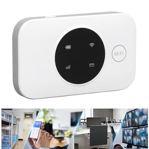 Image of Generic 4G Portable WiFi Router 10 Device Support 300Mbps Mobile WiFi Hotspot for Outdoor Camping, Pocket Travel Router with 3000MAh Battery for Smart TVs, Computers, Black