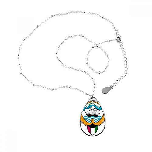 Collier Koweït pendentif goutte d'eau idée cadeau idéal pour célébrer une amitié