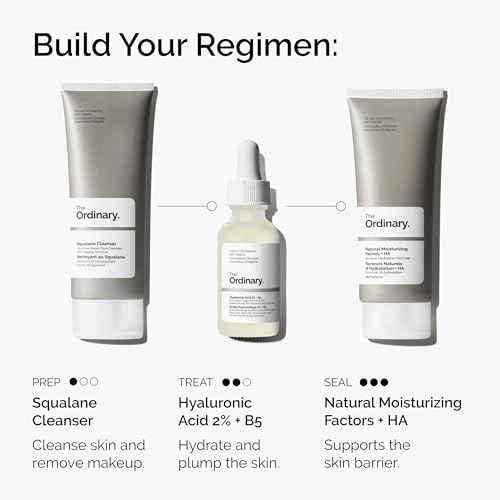 Image of The Ordinary Hyaluronic Acid 2% + B5 (with Ceramides), Multi-Depth Hydration Serum for Plumper, Smoother Skin