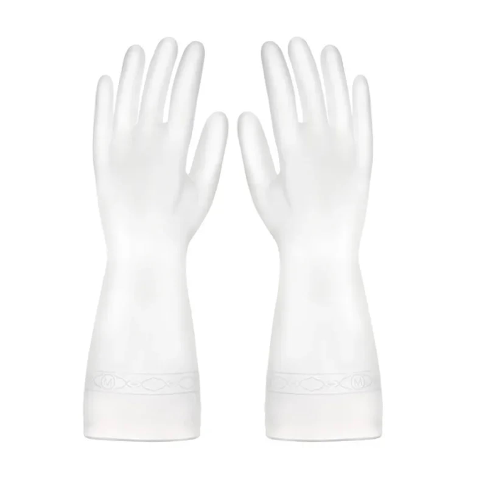 KJBDQQH Cleaning Gloves Dishwashing Gloves Kitchen Dish Washing Household Rubber For Clothes Cleaning For Dishes for Household(Color 3,S)