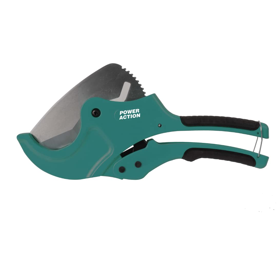 Sulfar Power Action Power Action PC63 63MM PVC Pipe Cutter 63MM 2-1/2'' Cutting Diameter Made Of High Grade Aluminum Chrome Plated Surface & Plastic Coated Surface